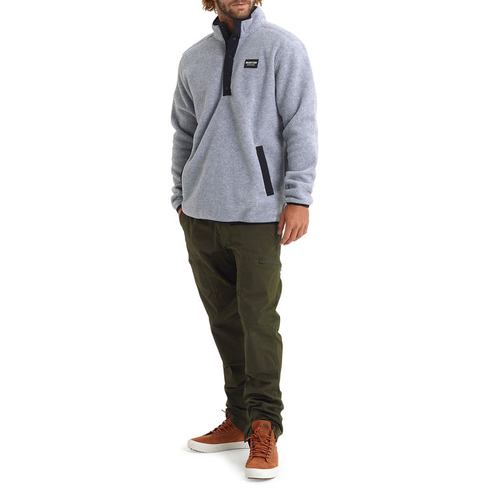 Burton Hearth Pullover Fleece - Men's Gray Heather