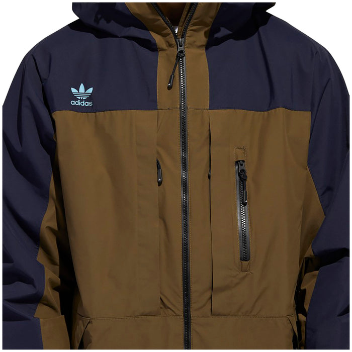 Adidas GORE-TEX Jacket - Men's Legend Ink/Trace Olive/Ice Blue
