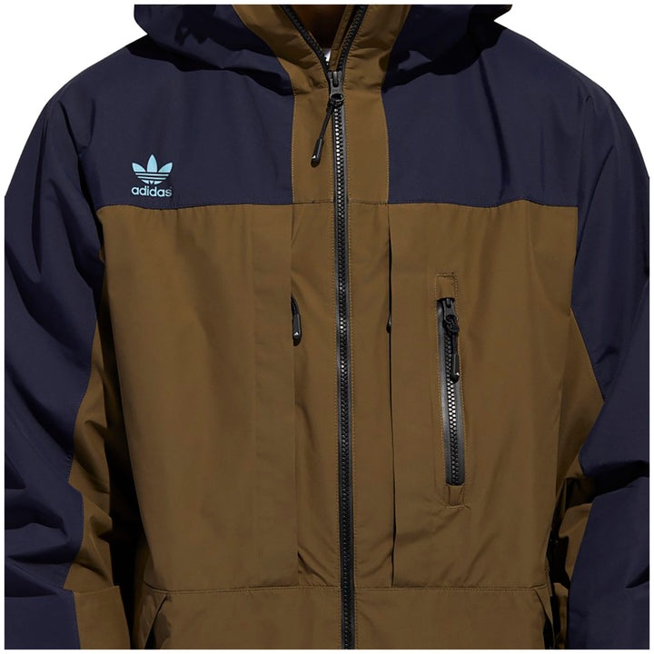 Adidas GORE-TEX Jacket - Men's Legend Ink/Trace Olive/Ice Blue