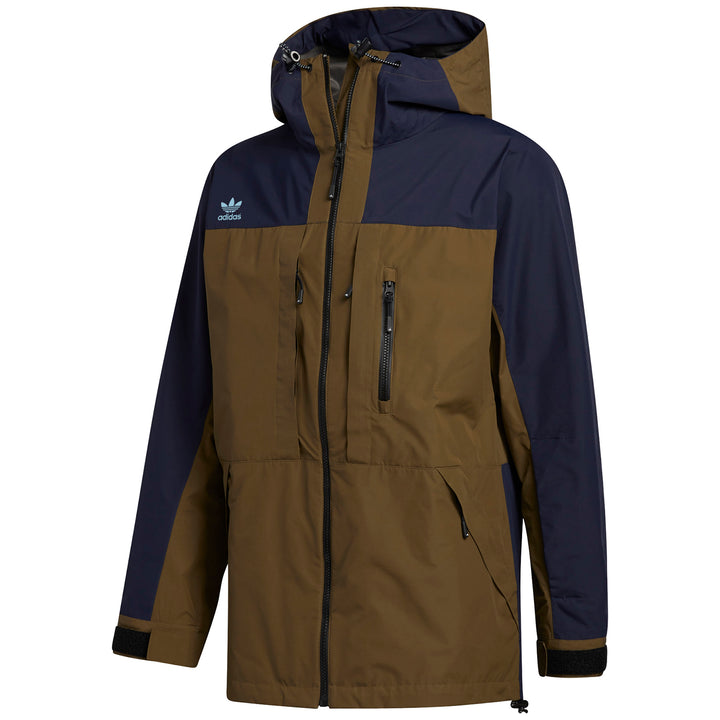 Adidas GORE-TEX Jacket - Men's Legend Ink/Trace Olive/Ice Blue