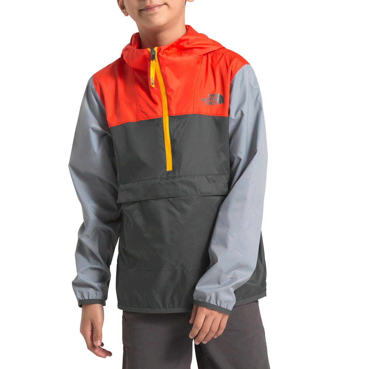 The North Face Fanorak Pullover Jacket - Boys' Graphite Grey