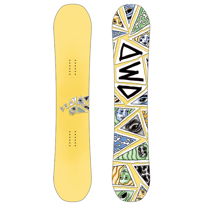 Dinosaurs Will Die Brat Snowboard - Boys' 2021
