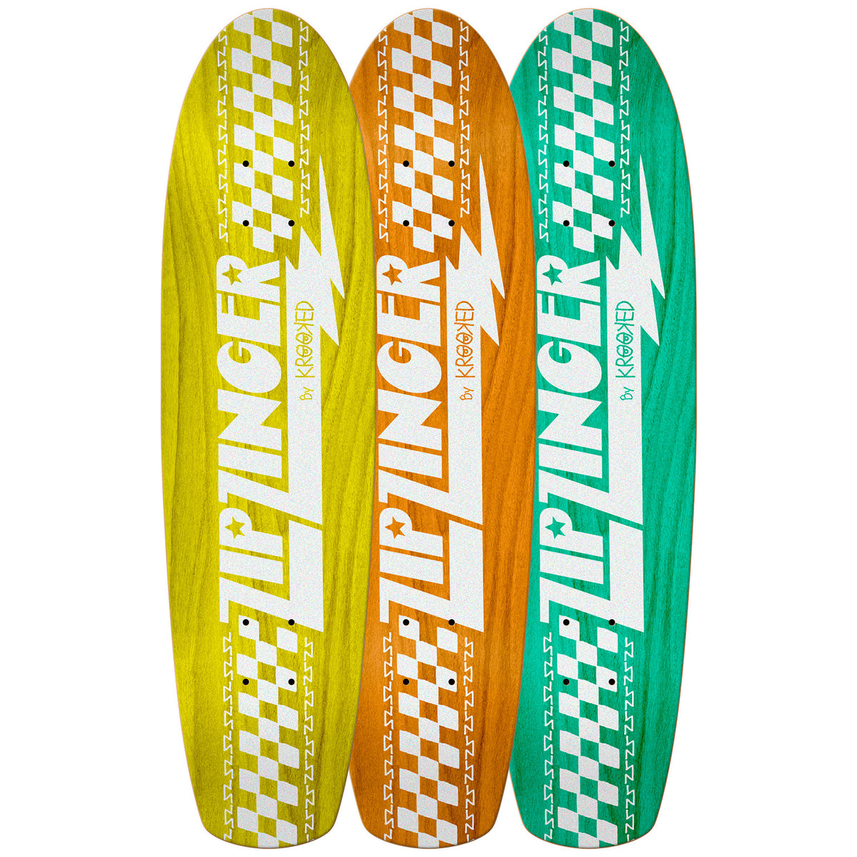 Krooked Zip Zinger 7.75 Skateboard Deck