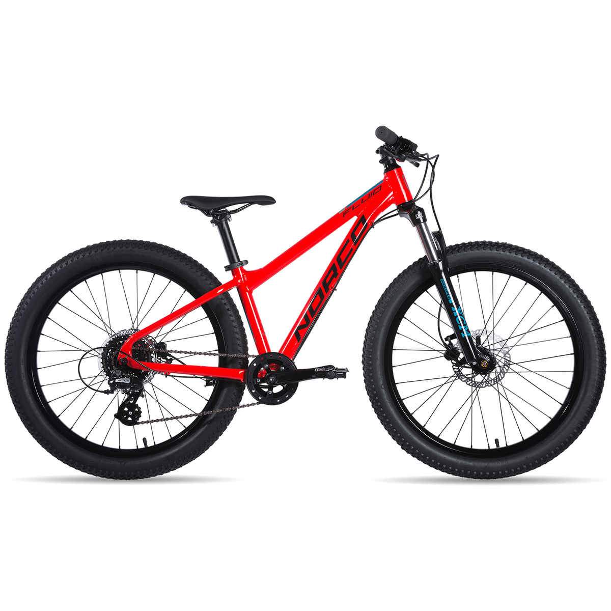 Norco Fluid 4.3 HT+ Complete Mountain Bike - Kids' 2021 Red