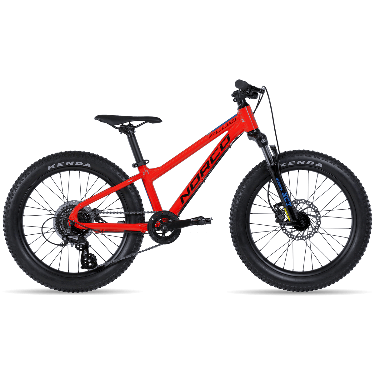 Norco Fluid 2.3 HT+ Complete Mountain Bike - Kids' 2021 Red