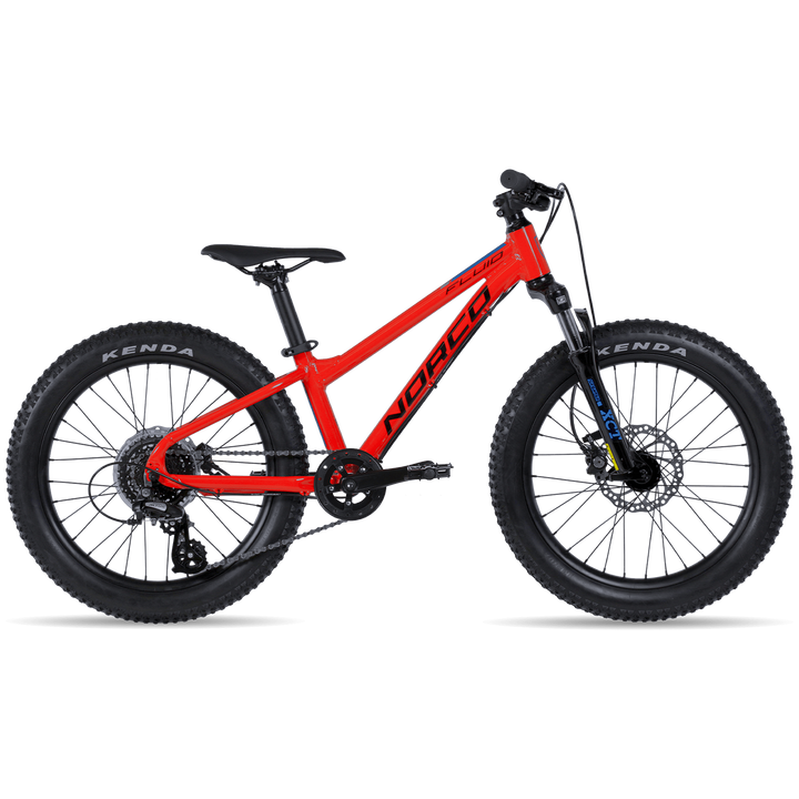 Norco Fluid 2.3 HT+ Complete Mountain Bike - Kids' 2021 Red