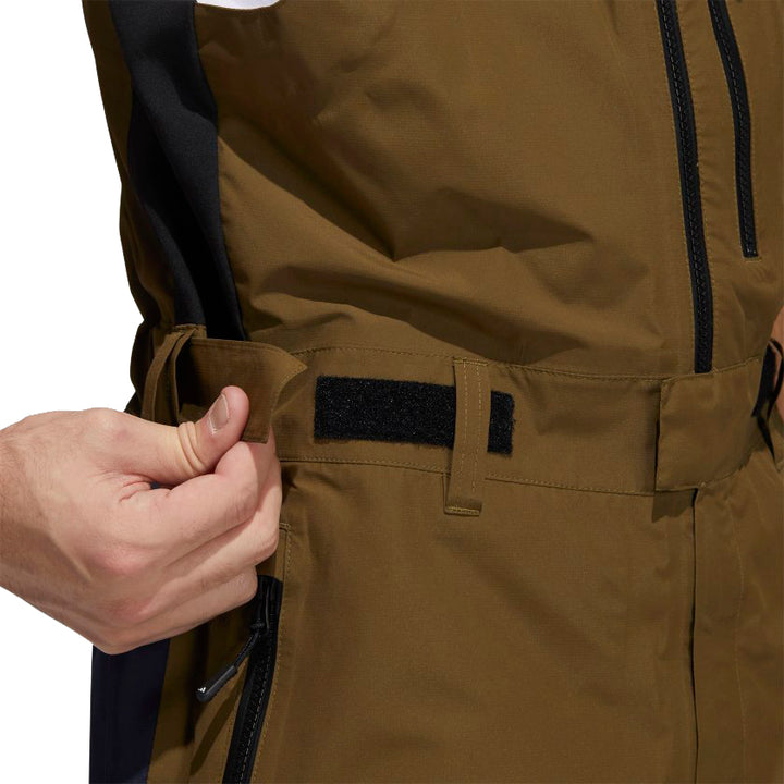Adidas GORE-TEX Bibs - Men's Legend Ink/Trace Olive/Ice Blue