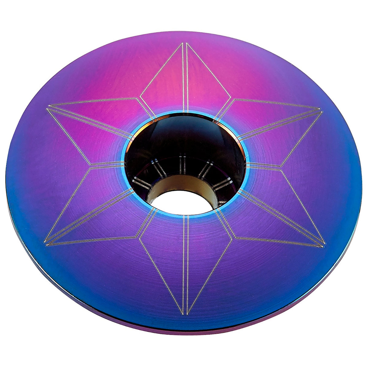 Supacaz Star Capz Headset Cap Oil Slick