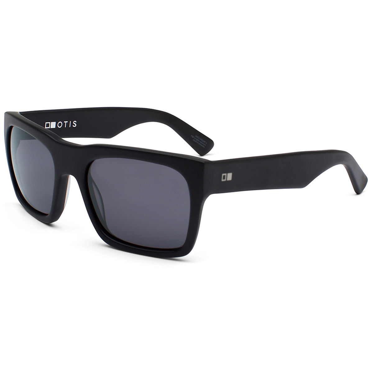 OTIS Stones Throw Sunglasses Matte Black/Grey Polarized