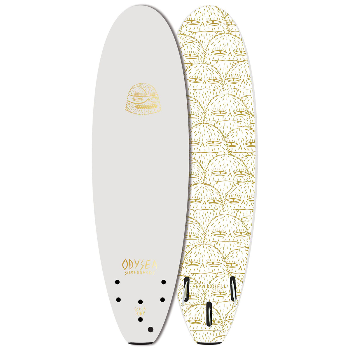Catch Surf Odysea 6'0" Log x Evan Rossell Surfboard White