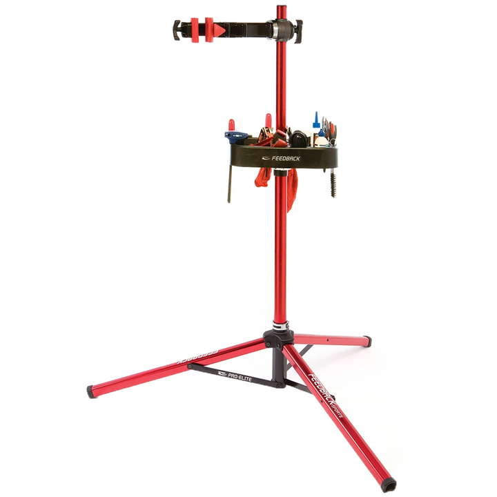 Feedback Sports Pro-Elite Work Stand Red