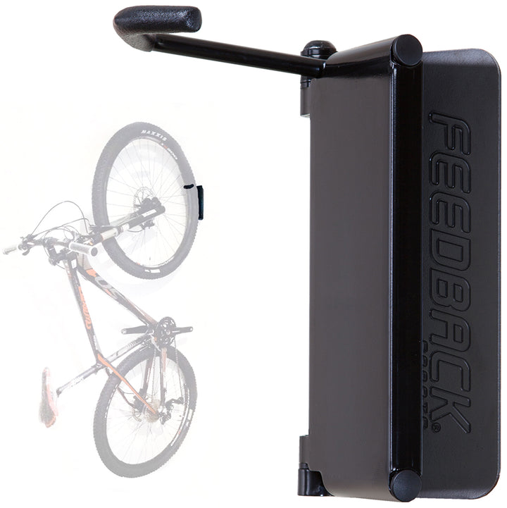 Feedback Sports Velo Hinge-Pivoting Wall Hook Black
