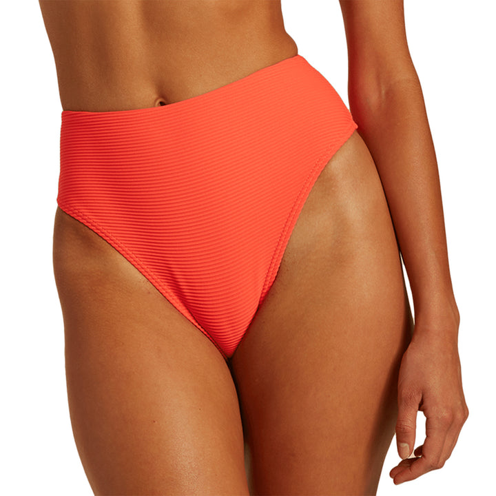 Billabong Tanlines High Maui Bikini Bottoms - Women's Hot Coral