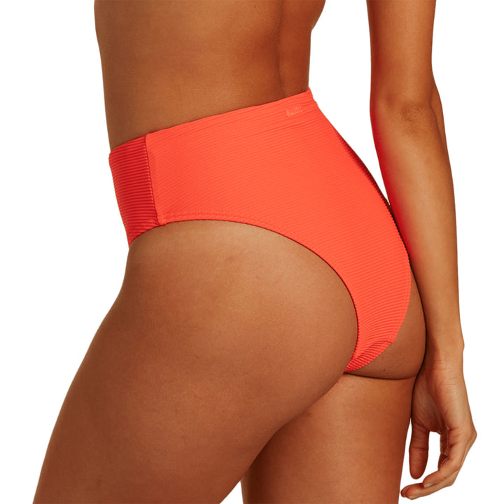 Billabong Tanlines High Maui Bikini Bottoms - Women's Hot Coral