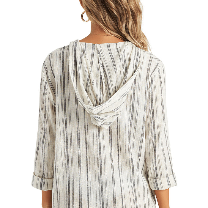 Billabong Same Story Dress - Women's White Stripe