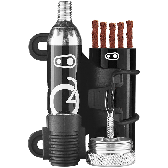 Crank Brothers Cigar Tool Plug Kit and CO2 Head Black/Silver