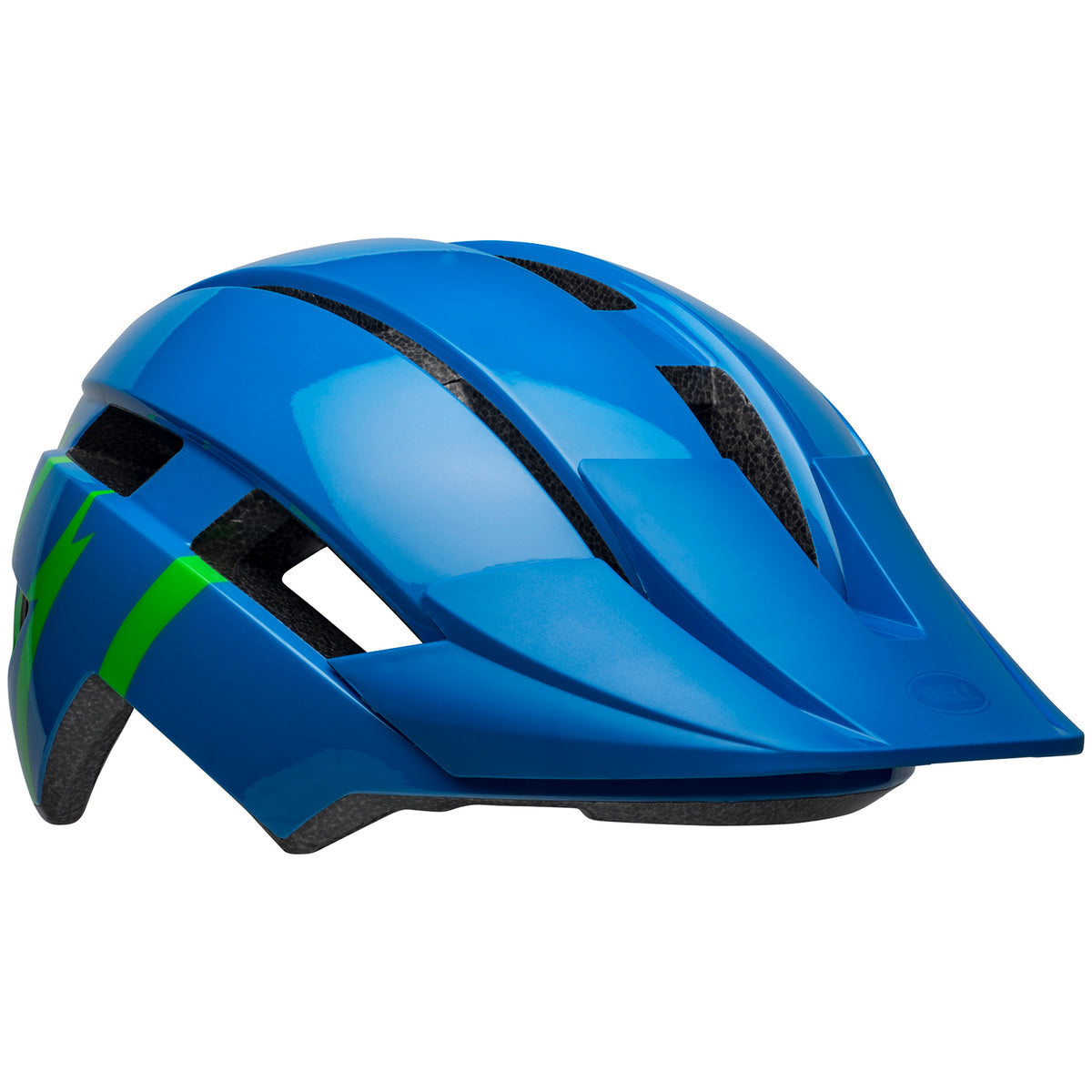 Bell Sidetrack II MIPS Bike Helmet - Kids' Strike Gloss Blue/Green