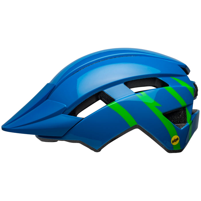 Bell Sidetrack II MIPS Bike Helmet - Kids' Strike Gloss Blue/Green