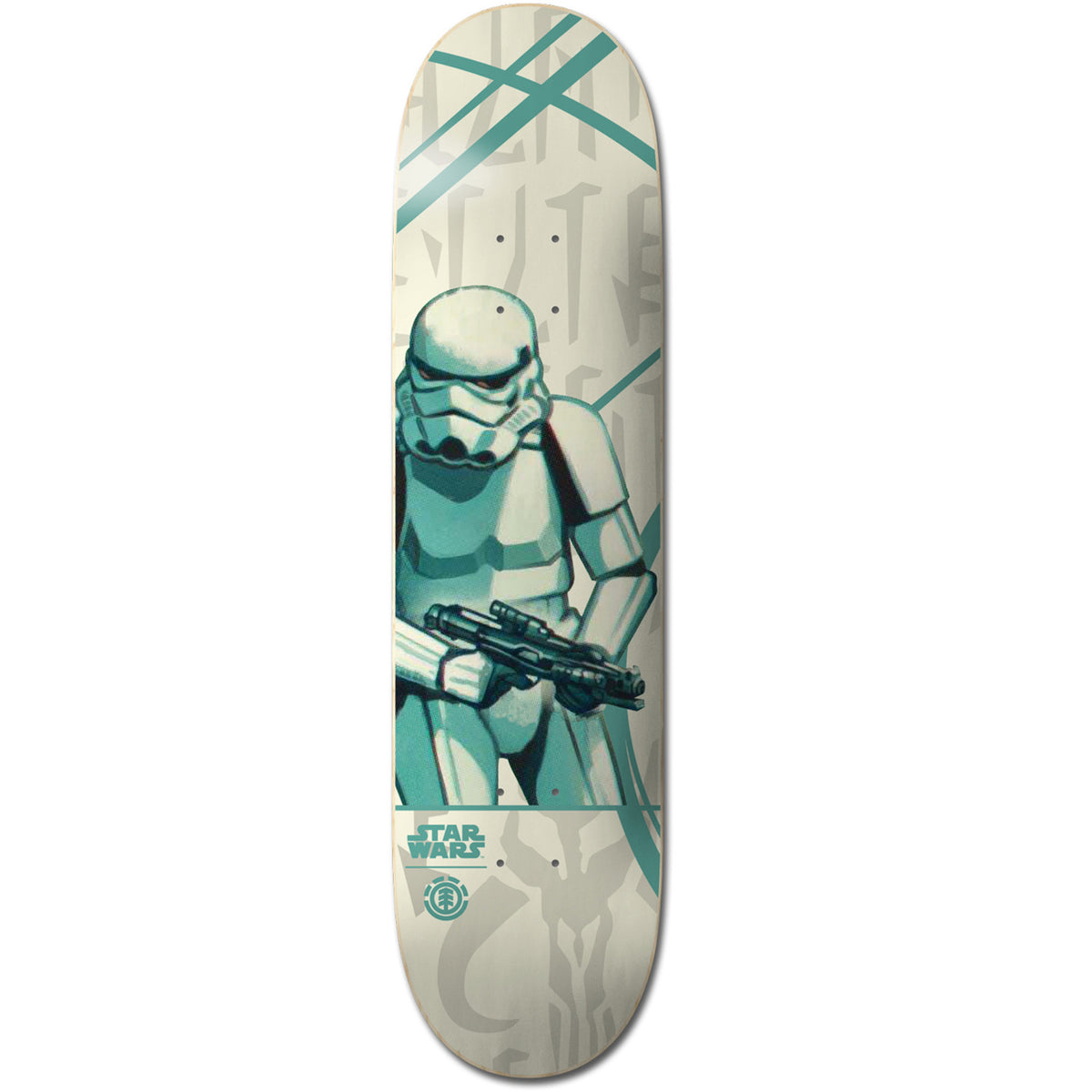 Element Star Wars Stormtrooper 8.0 Skateboard Deck