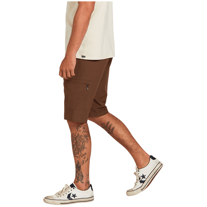 Volcom SNT Dry Cargo 21" Hybrid Shorts - Men's Vintage Brown
