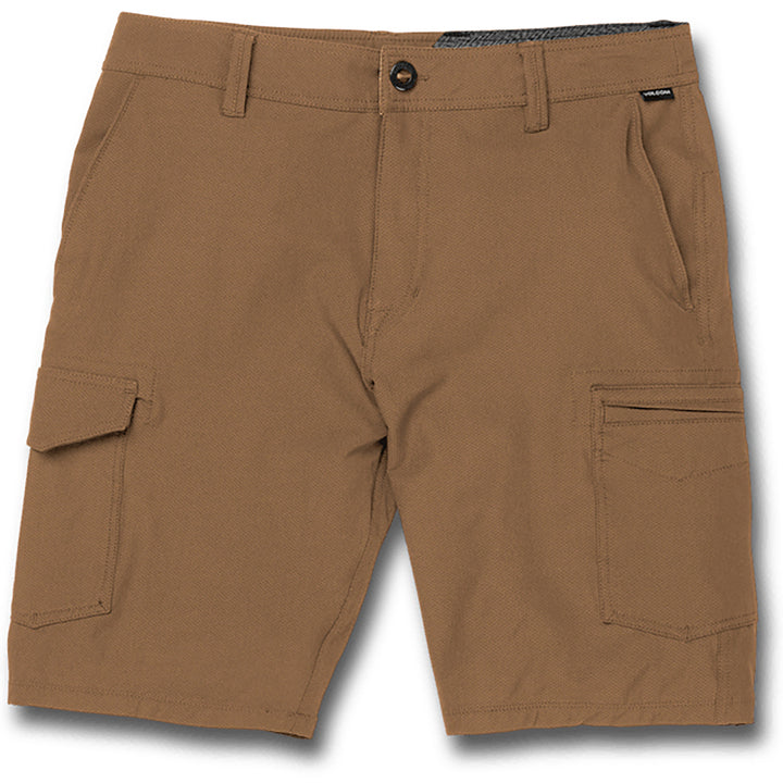 Volcom SNT Dry Cargo 21" Hybrid Shorts - Men's Vintage Brown