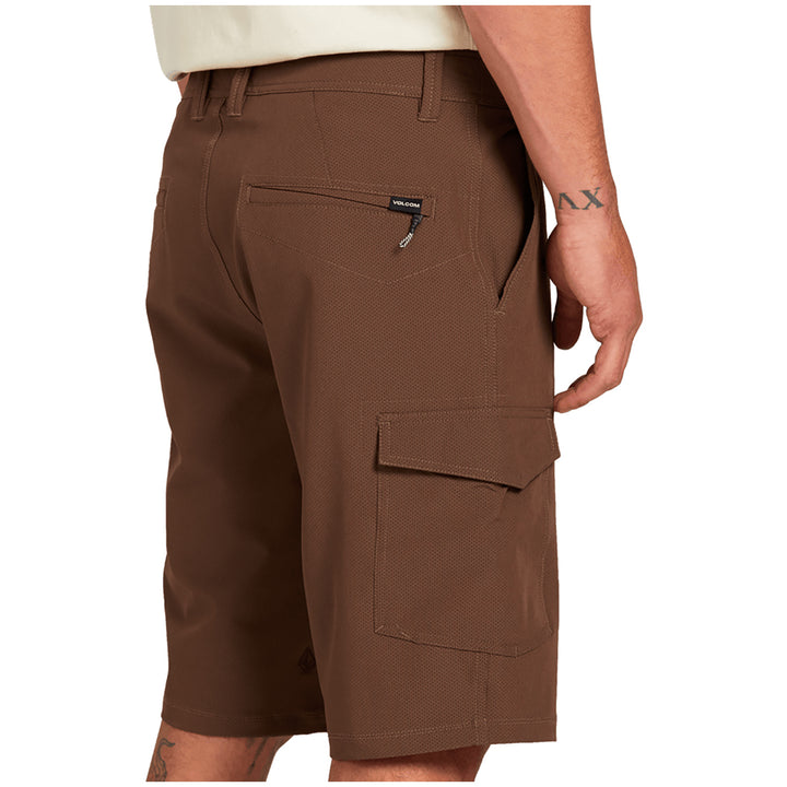 Volcom SNT Dry Cargo 21" Hybrid Shorts - Men's Vintage Brown