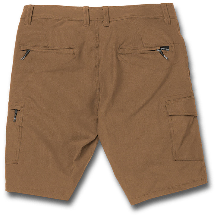 Volcom SNT Dry Cargo 21" Hybrid Shorts - Men's Vintage Brown