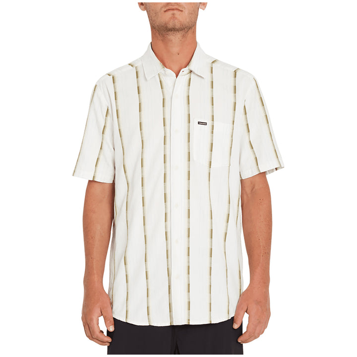 Volcom Barrun Short-Sleeve Shirt - Men's Primer White