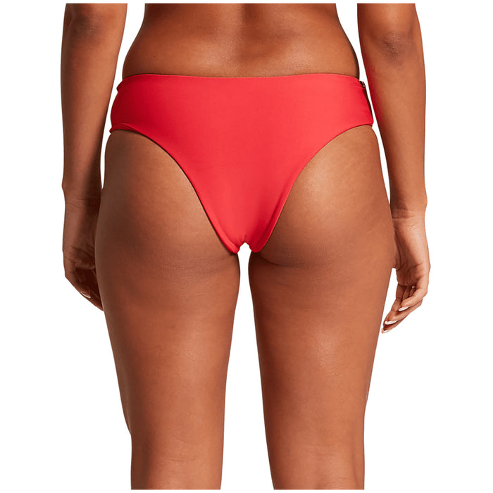 Volcom Simply Seamless Skimpy Bikini Bottoms - Women's True Red