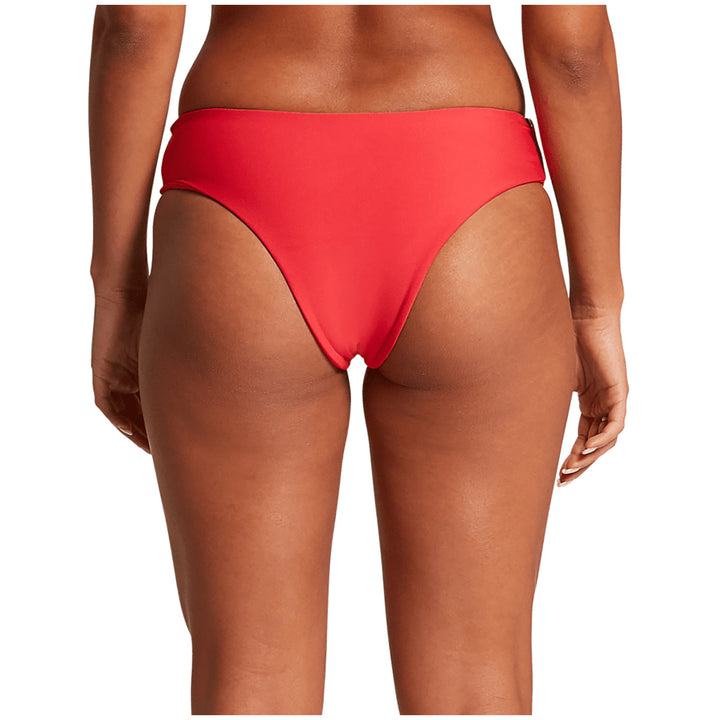 Volcom Simply Seamless Skimpy Bikini Bottoms - Women's True Red