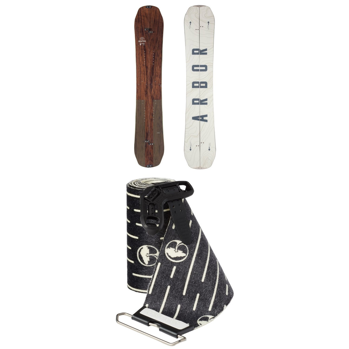 Arbor Coda Rocker Splitboard + Angusta Coda Splitboard Skins 2021