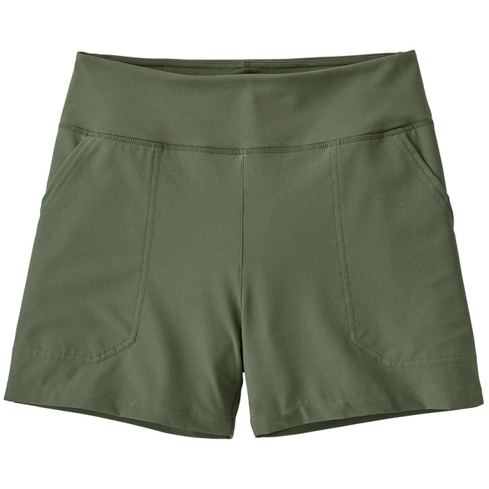 Patagonia Happy Hike 4" Shorts - Women's Kale Green