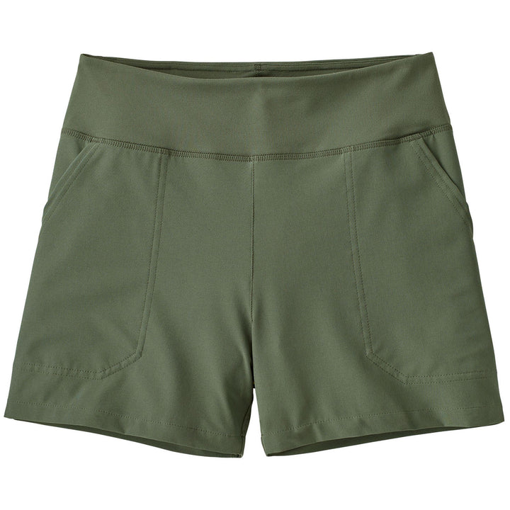 Patagonia Happy Hike 4" Shorts - Women's Kale Green