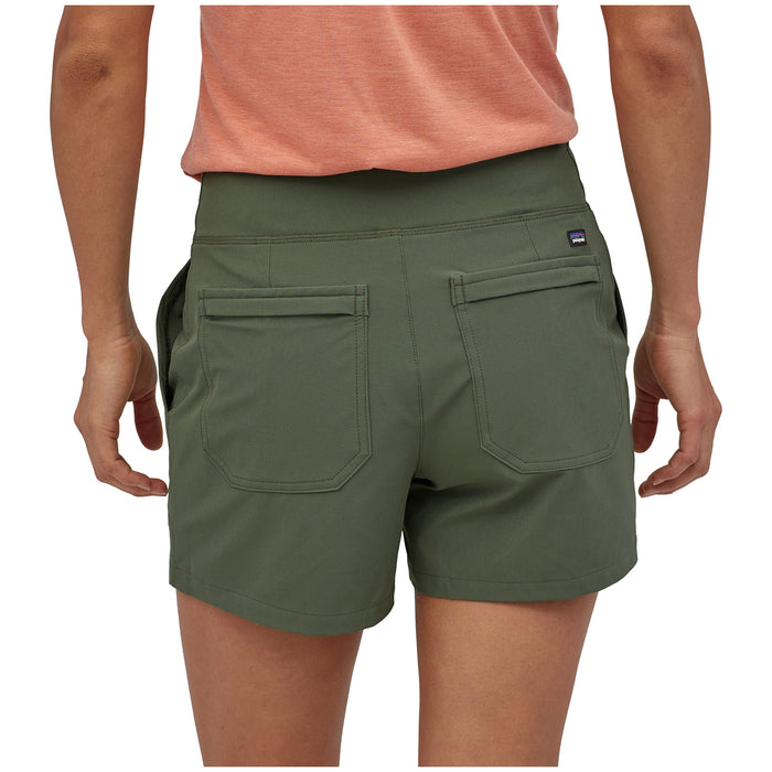 Patagonia Happy Hike 4" Shorts - Women's Kale Green