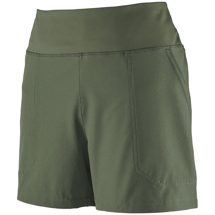 Patagonia Happy Hike 4" Shorts - Women's Kale Green