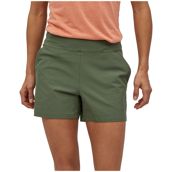 Patagonia Happy Hike 4" Shorts - Women's Kale Green