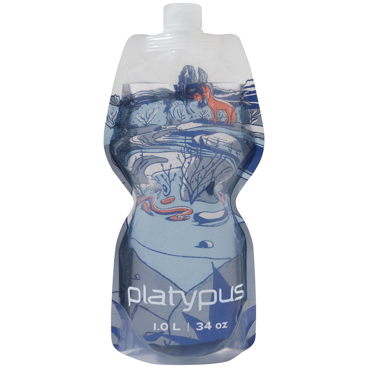 Platypus Soft Bottle with Closure Cap 1L Arroyo