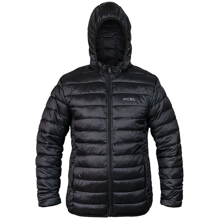 XCEL Hooded Puffy Jacket - Men's Black