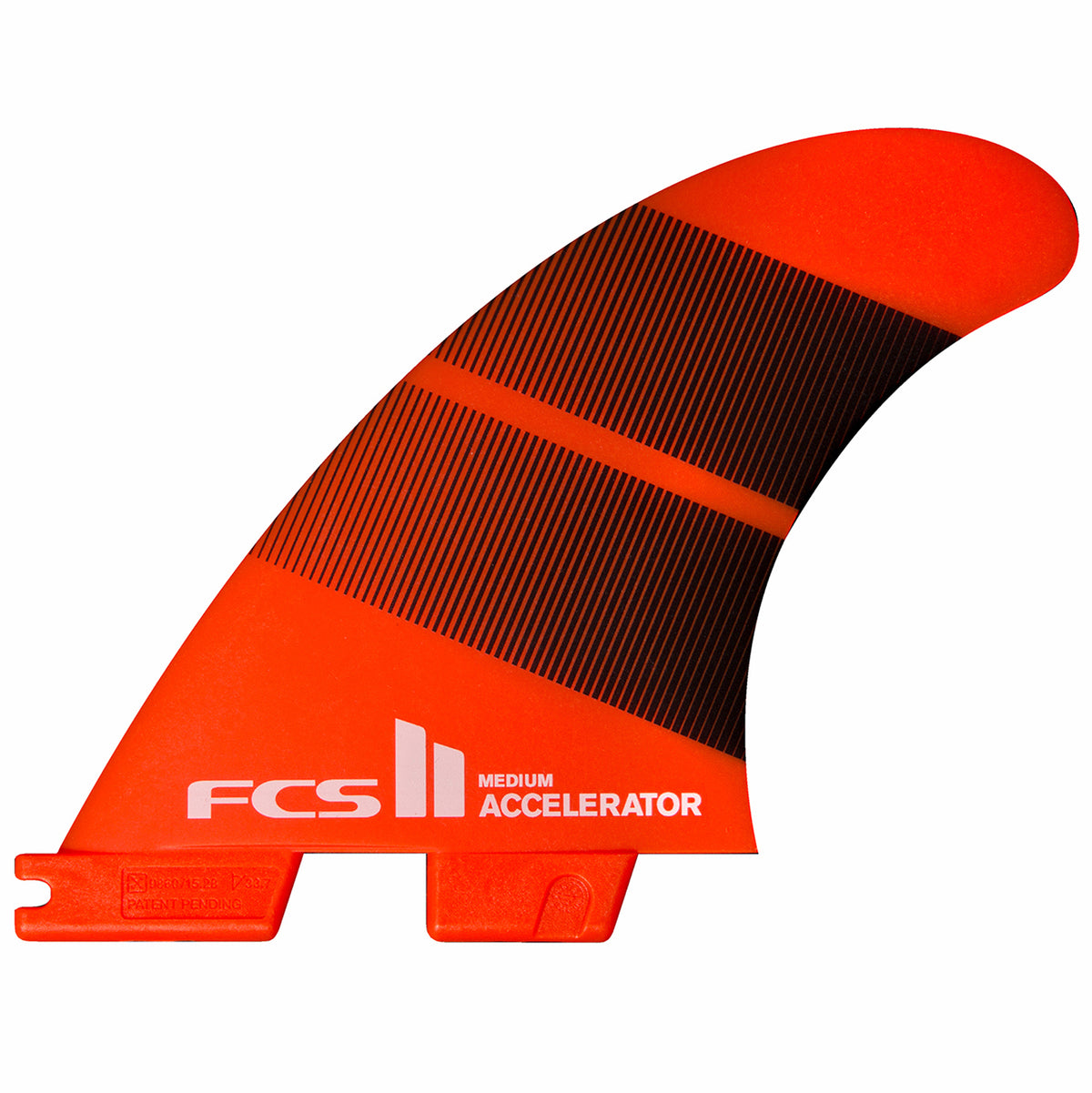 FCS II Accelerator Neo Glass Small Tri Fin Set Tang Gradient
