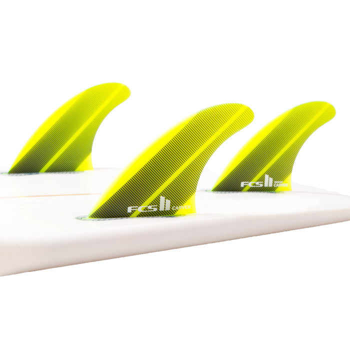 FCS II Carver Neo Glass Medium Tri Fin Set Acid Gradient