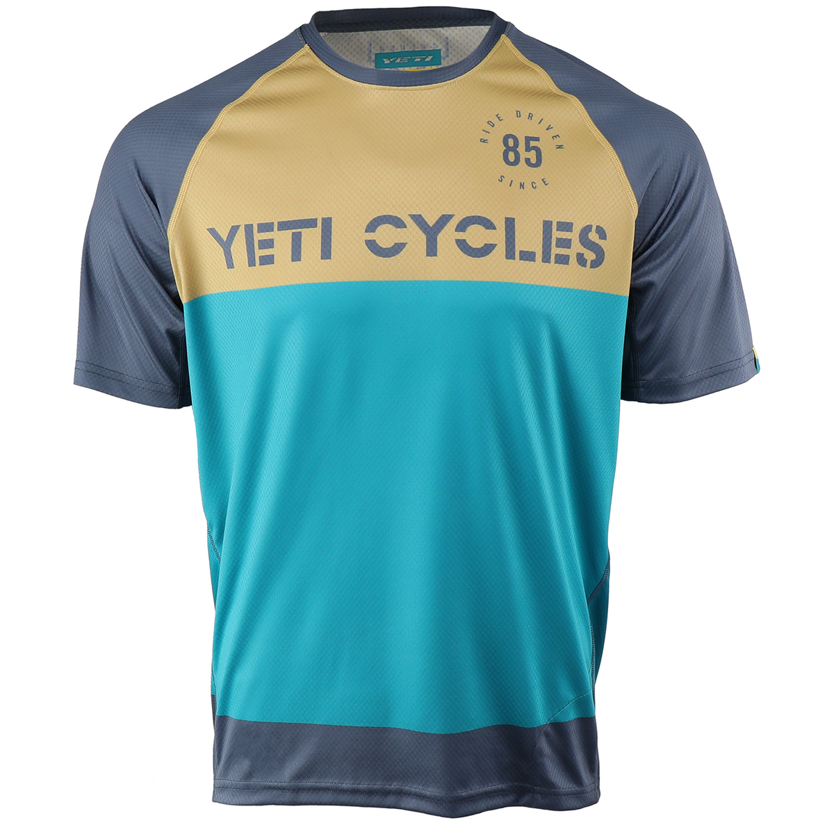 Yeti Cycles Longhorn S/S Jersey Turq/Earth