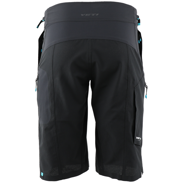 Yeti Cycles Turq Dot Air Shorts Black