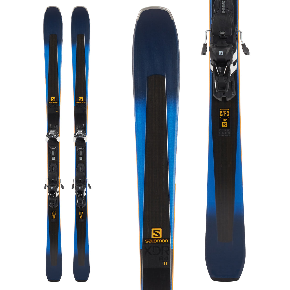 Salomon XDR 84 Ti Skis + Warden MNC 13 Bindings 2019