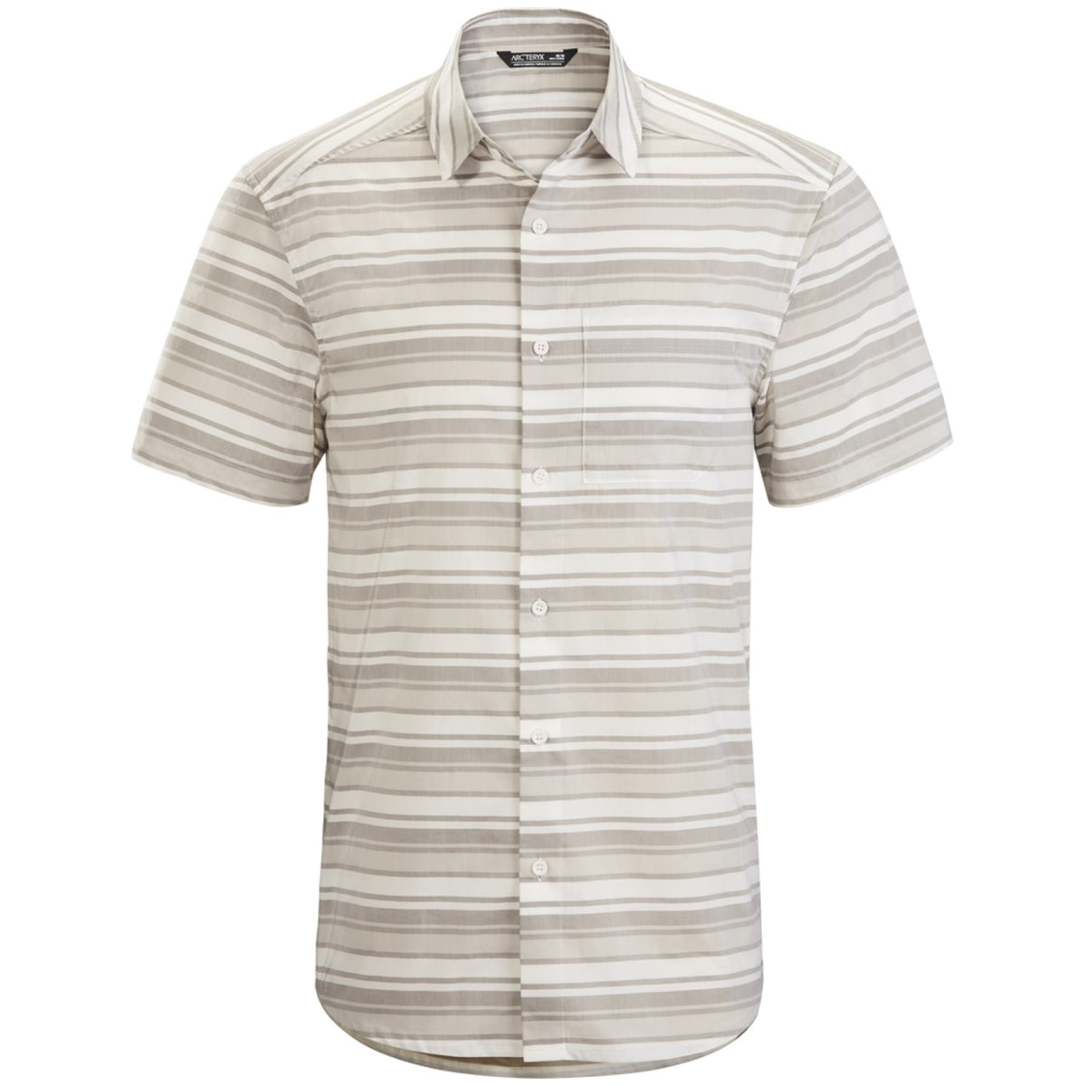 Arc'teryx Brohm Striped Short-Sleeve Shirt - Men's Ethereal Rune