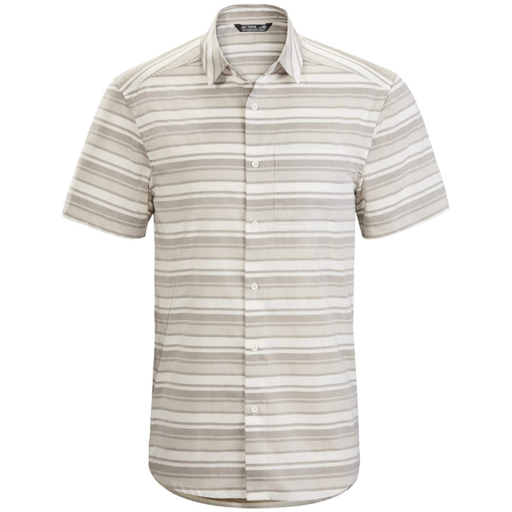 Arc'teryx Brohm Striped Short-Sleeve Shirt - Men's Ethereal Rune