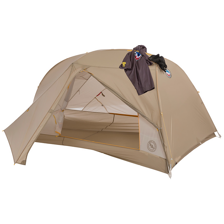 Big Agnes Tiger Wall UL 2-Person Solution Dye Bikepack Tent Greige/Gray