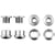 Wolf Tooth Components 6mm, 1X Chainring Bolts Silver