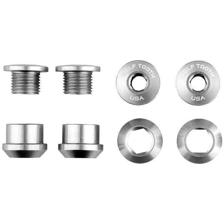 Wolf Tooth Components 6mm, 1X Chainring Bolts Silver