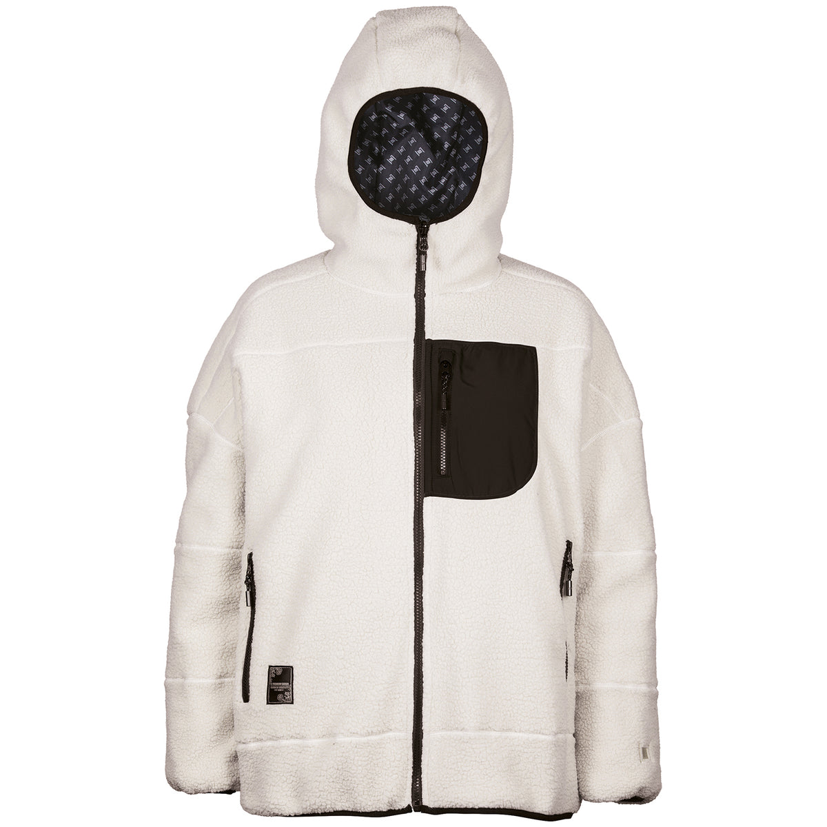 L1 Genesee Reversible Fleece Jacket - Women's Oatmeal/Ink