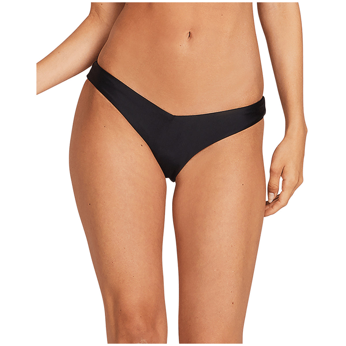 Volcom Simply Solid V Bikini Bottoms - Women's Black